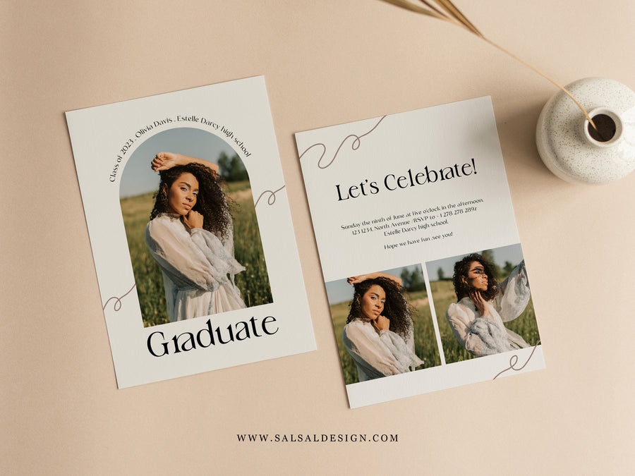 Graduation Announcement (5x7) Card - G397