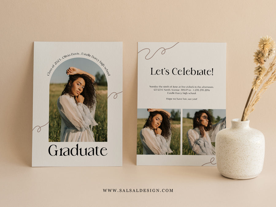 Graduation Announcement (5x7) Card - G397