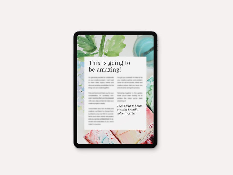 Project Proposal template