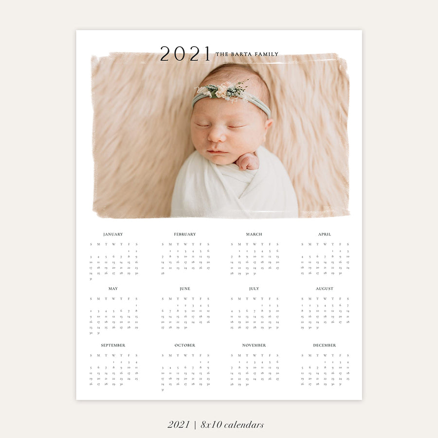2021 Photo Calendar 8x10 | Family bundle