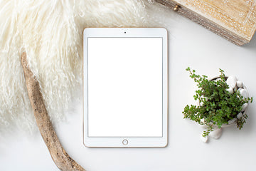 Rustic Mockup Image | Ipad 2