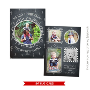 Holiday Photocard Template | Starry Night