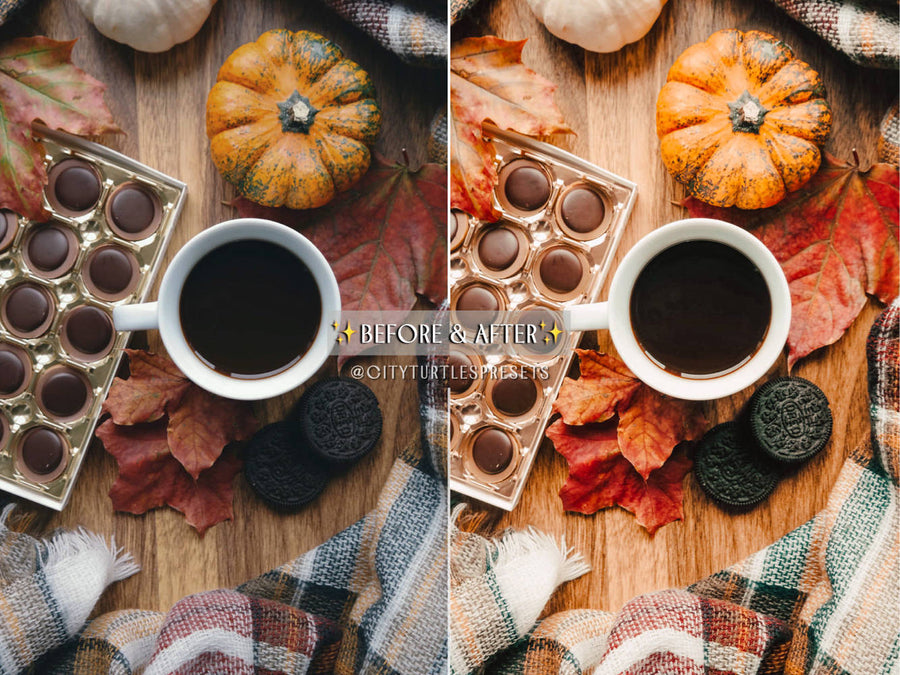 Bright Warm AUTUMN Lifestyle Vibrant Fall Lightroom Presets