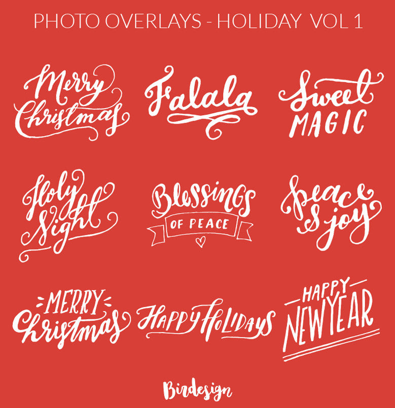 Photo Overlays | Holiday Vol. 1