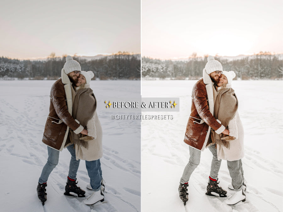Bright Clean WINTER WHITES Holiday Lightroom Presets