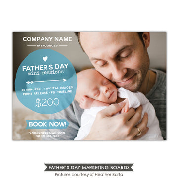 Photography Marketing board | Daddy's hugs