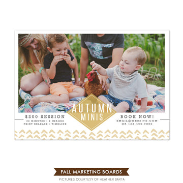 Photography Marketing board | Autumn time