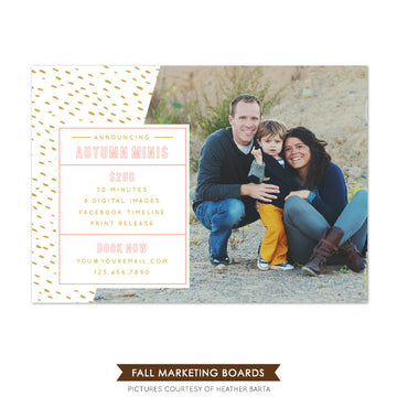 Photography Marketing board | Fall announce
