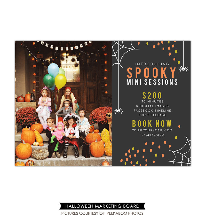 Photography Marketing board | Spooky minis