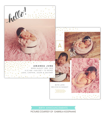 Birth Announcement | Sweet Amanda