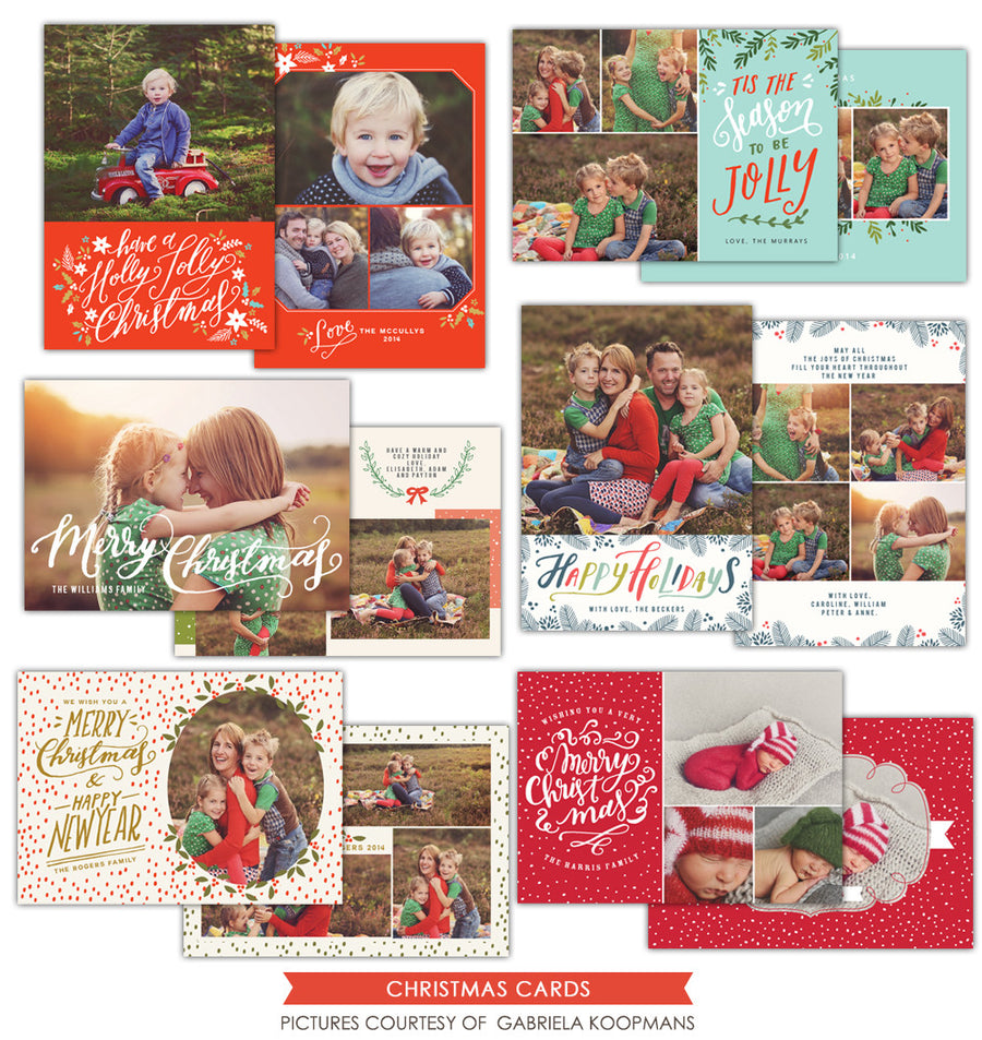 Christmas Photocards Bundle | Jolly Season