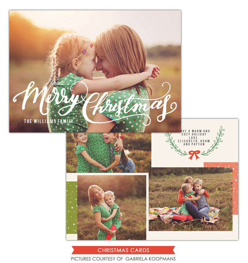 Christmas Photocard Template | Cozy Christmas