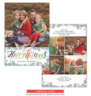 Christmas Photocard Template | Winter Wishes