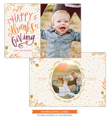 Thanksgiving Card Template | Happy thanks