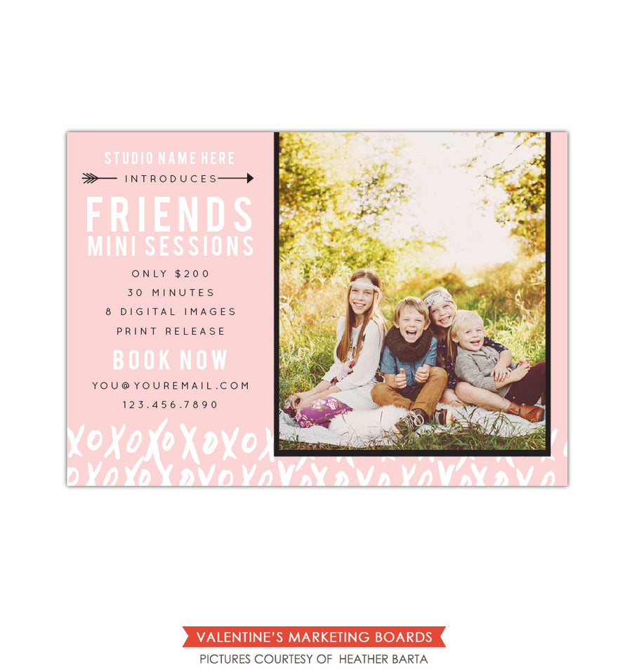 Photography Marketing board | Friends minis