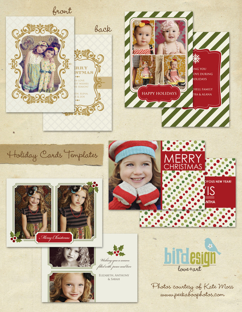 Holiday Photocards Bundle | Classic Christmas