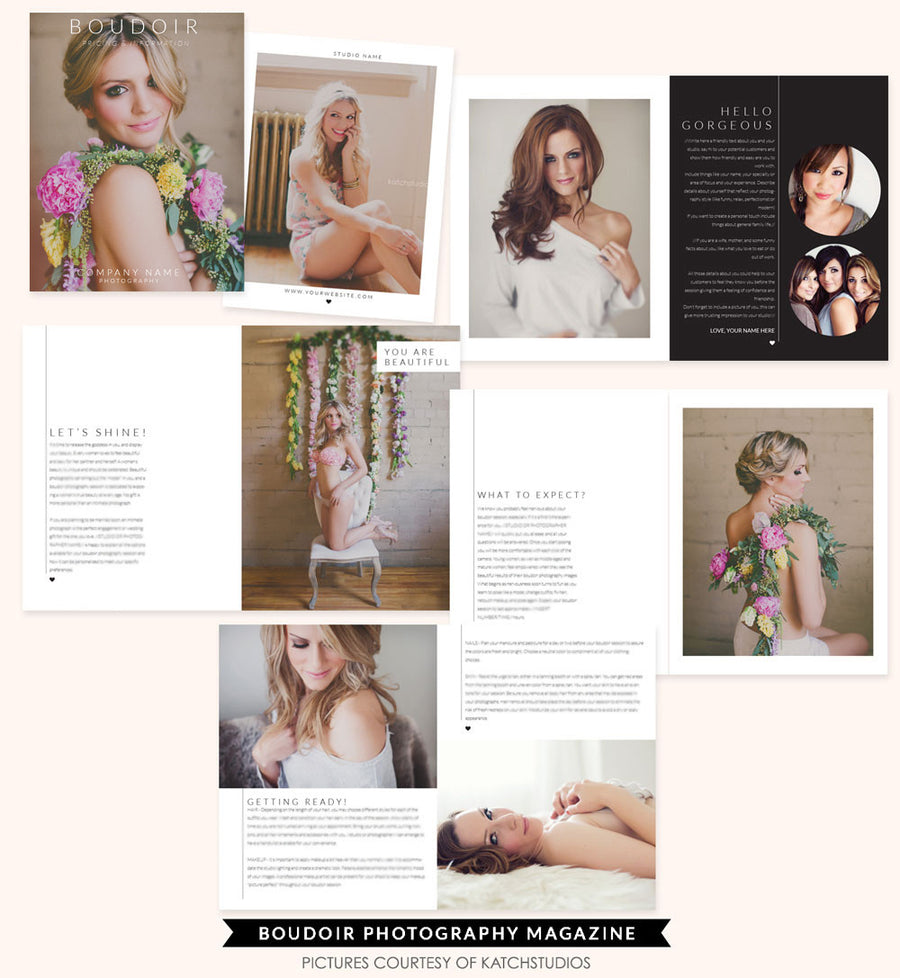 Boudoir Digital Magazine Sweet Pink – Birdesign
