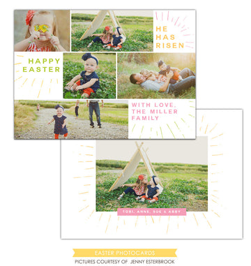 Easter photo card | Family Easter