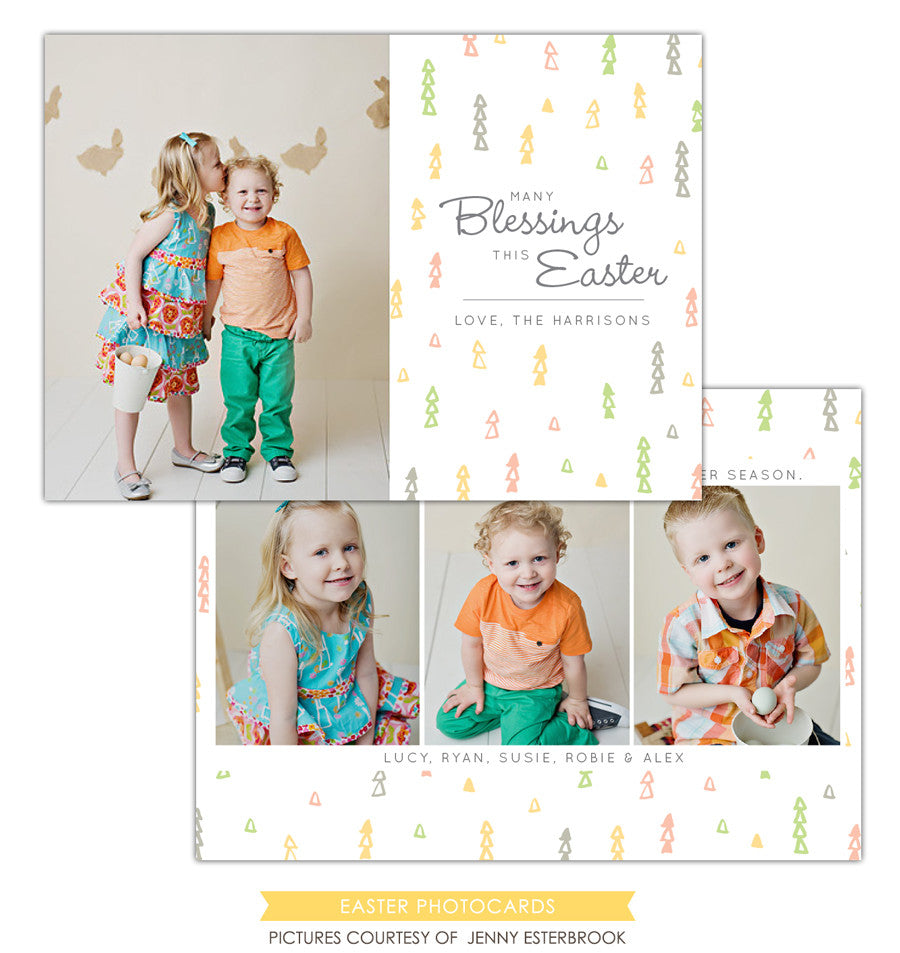 Easter photo card | Easter Confetti