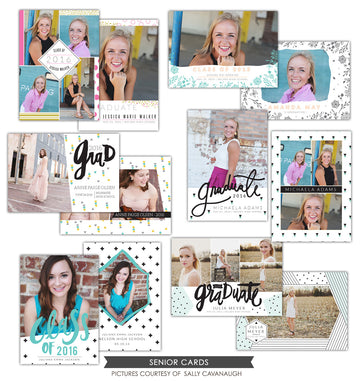 Grad announcements bundle | Geo collection