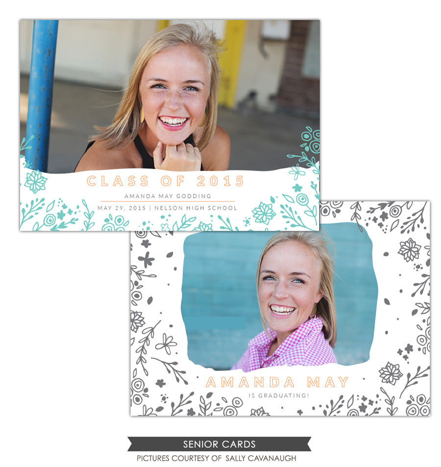 Grad announcement | Blooming days