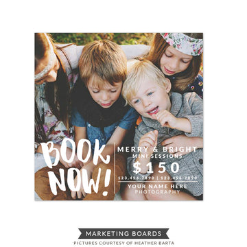 Square Marketing board | Book Now