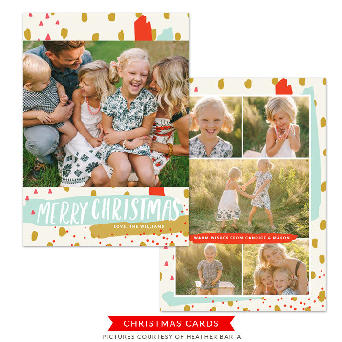 Christmas Photocard Template | Christmas Fairytale