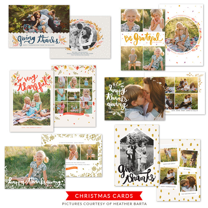 Thanksgiving Photocards Bundle | Season of Gratitude