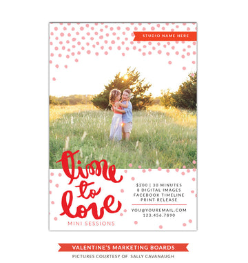 Photography Marketing board | Time to love