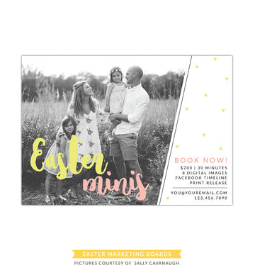 Photography Marketing board | Family Easter minis