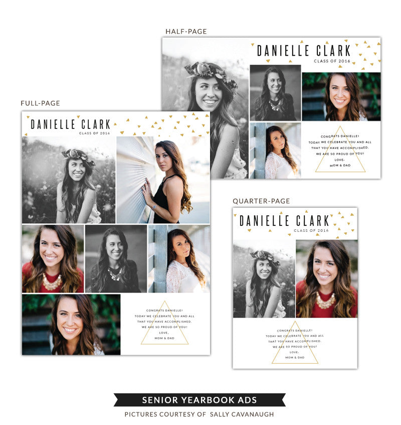 Senior Yearbook Ads | Danielle