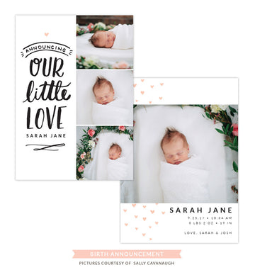 Birth Announcement | Our little love