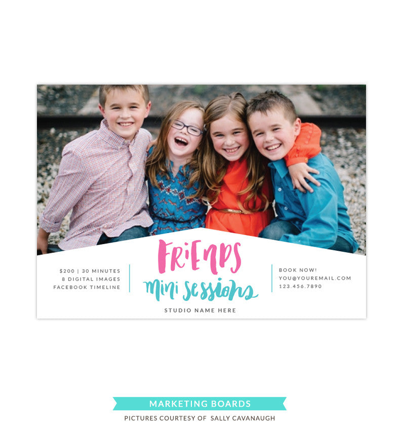 Photography Marketing board | Friends minis