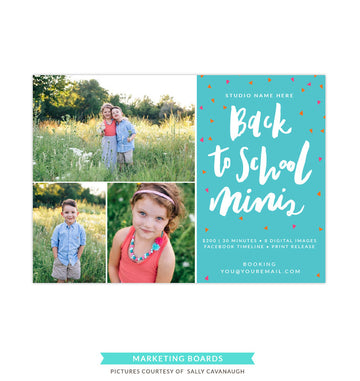 Photography Marketing board | Back to school
