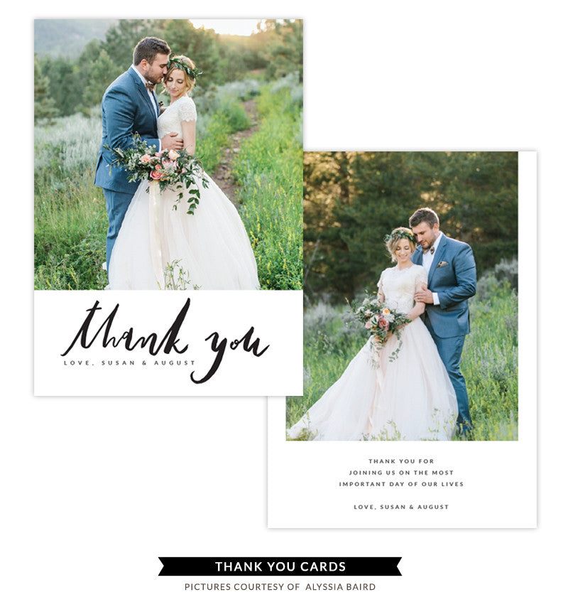 Thank You Card Template | Love Flare