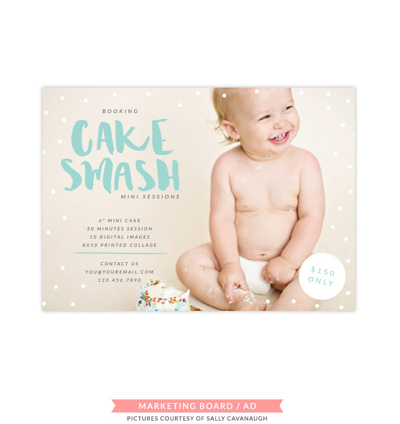 Cake Smash Marketing Board | Candy Topping