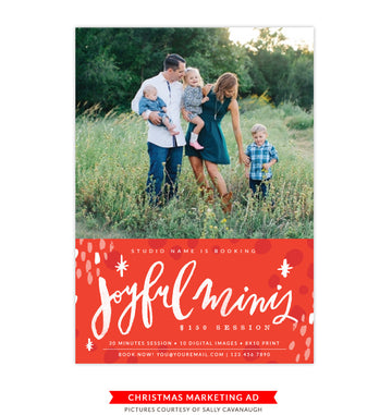 Christmas Marketing Board  | Joyful Minis