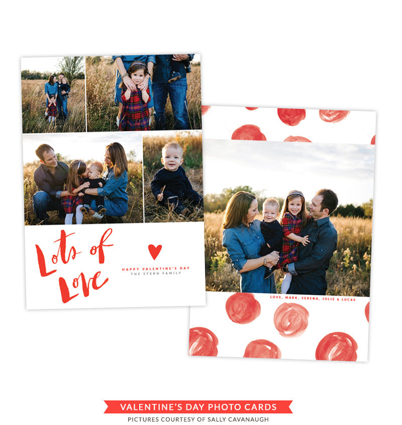 Valentine Photocard Template | Joy and Unity