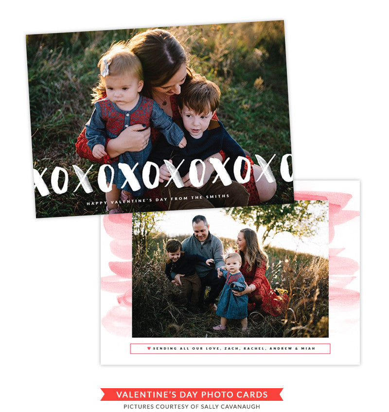 Valentine Photocard Template | Warmth and Joy