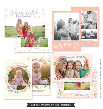 Easter Photo Cards bundle | Easter Festival