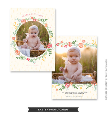 5x7 Easter Photo Card | Easter Blessings