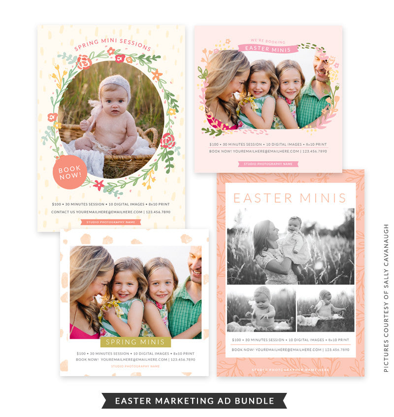 Easter Marketing Ad Bundle | Easter Colors