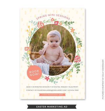 5x7 Easter Marketing Ad | Easter Blessings Minis