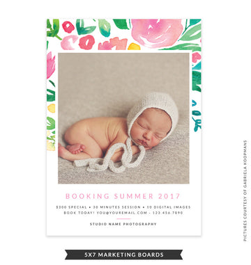 5x7 Summer Marketing Board | Floral Thoughts