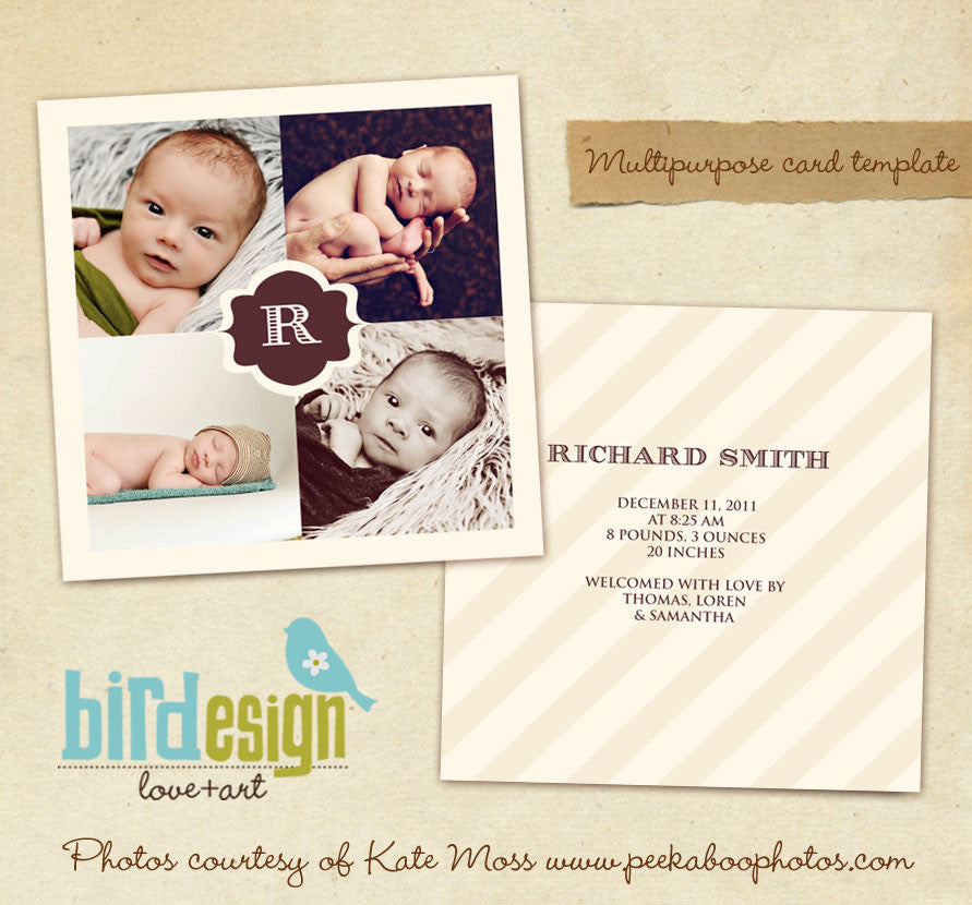 Birth Announcement | Chocolate