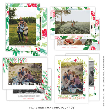 Christmas 5x7 Photo Card Bundle | Branches for Peace