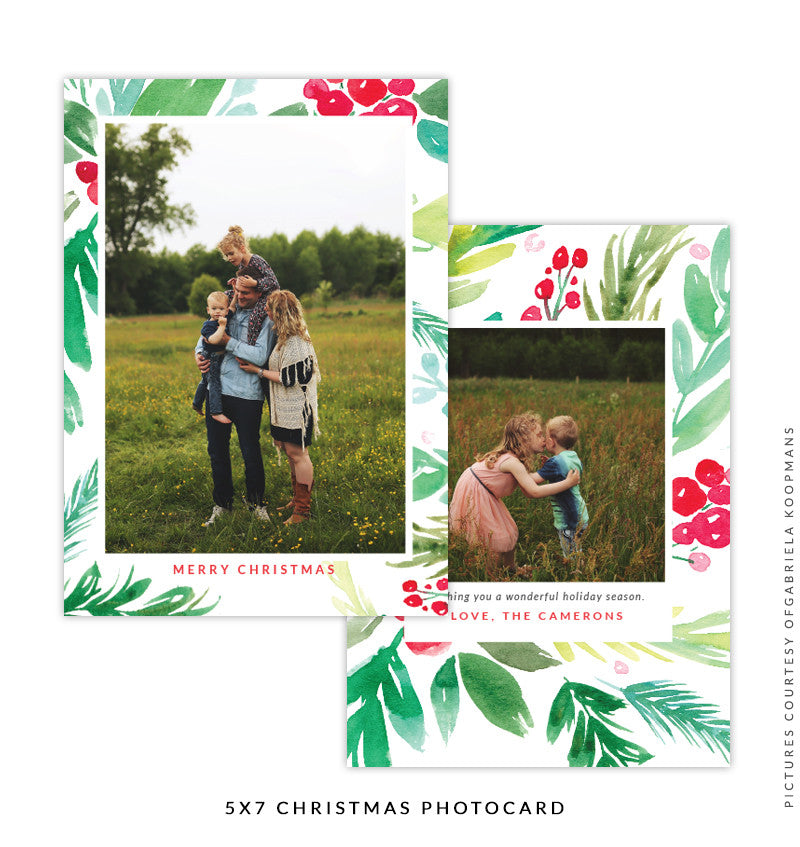 Christmas 5x7 Photo Card | Coming Back