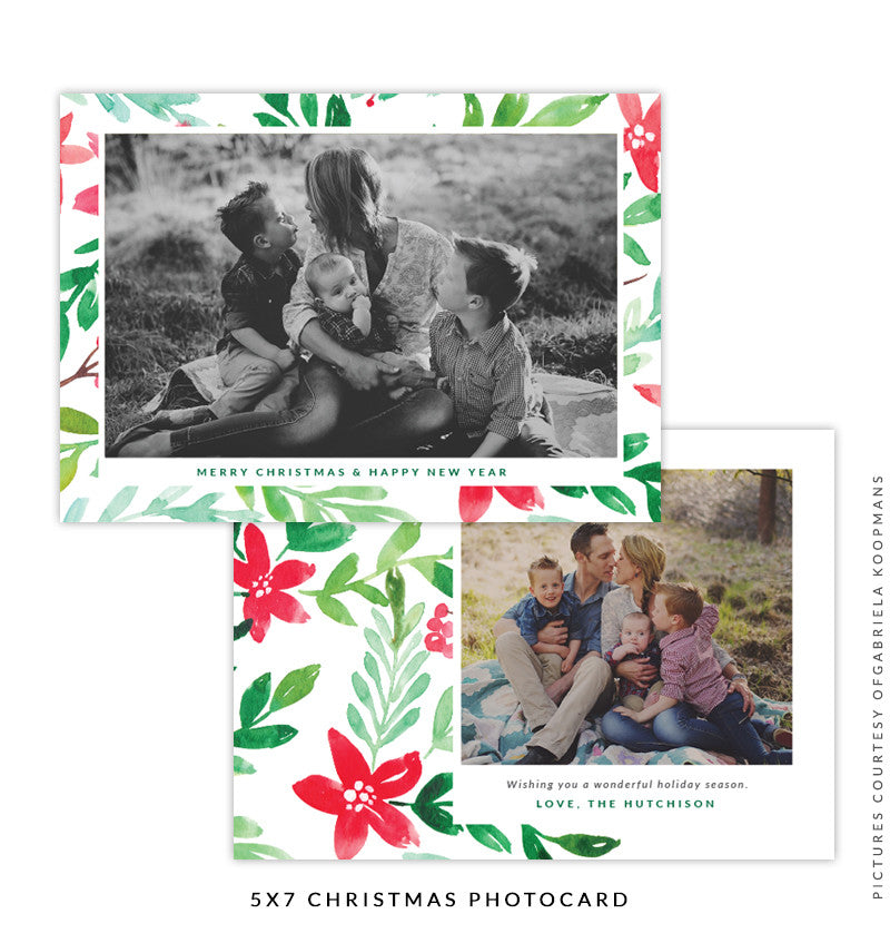Christmas 5x7 Photo Card | Light of Hope