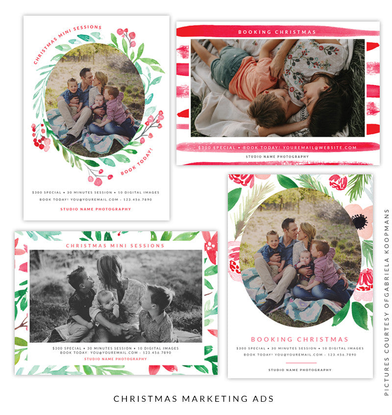 Christmas Marketing Ads Bundle | Gift of Family