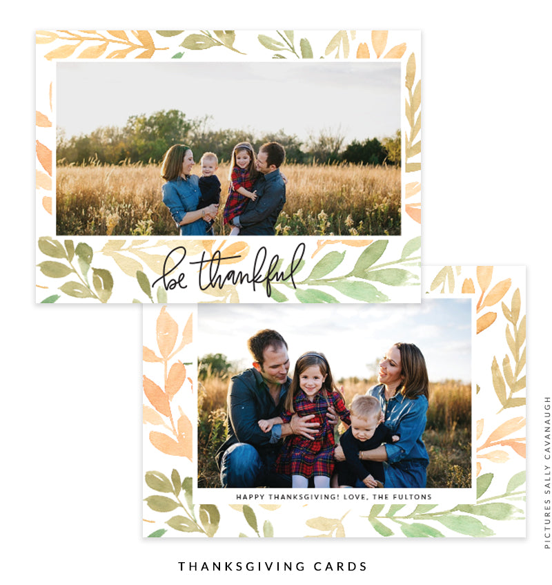 Thanksgiving Photocard Template | Everlasting Joy